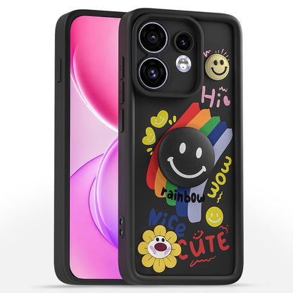 Oppo Reno 16 5G mobile back cover in black by Pikkme