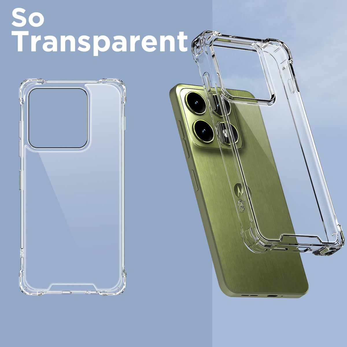 Pikkme transparent mobile cover for Moto Edge 70 Pro 5G – photo 2