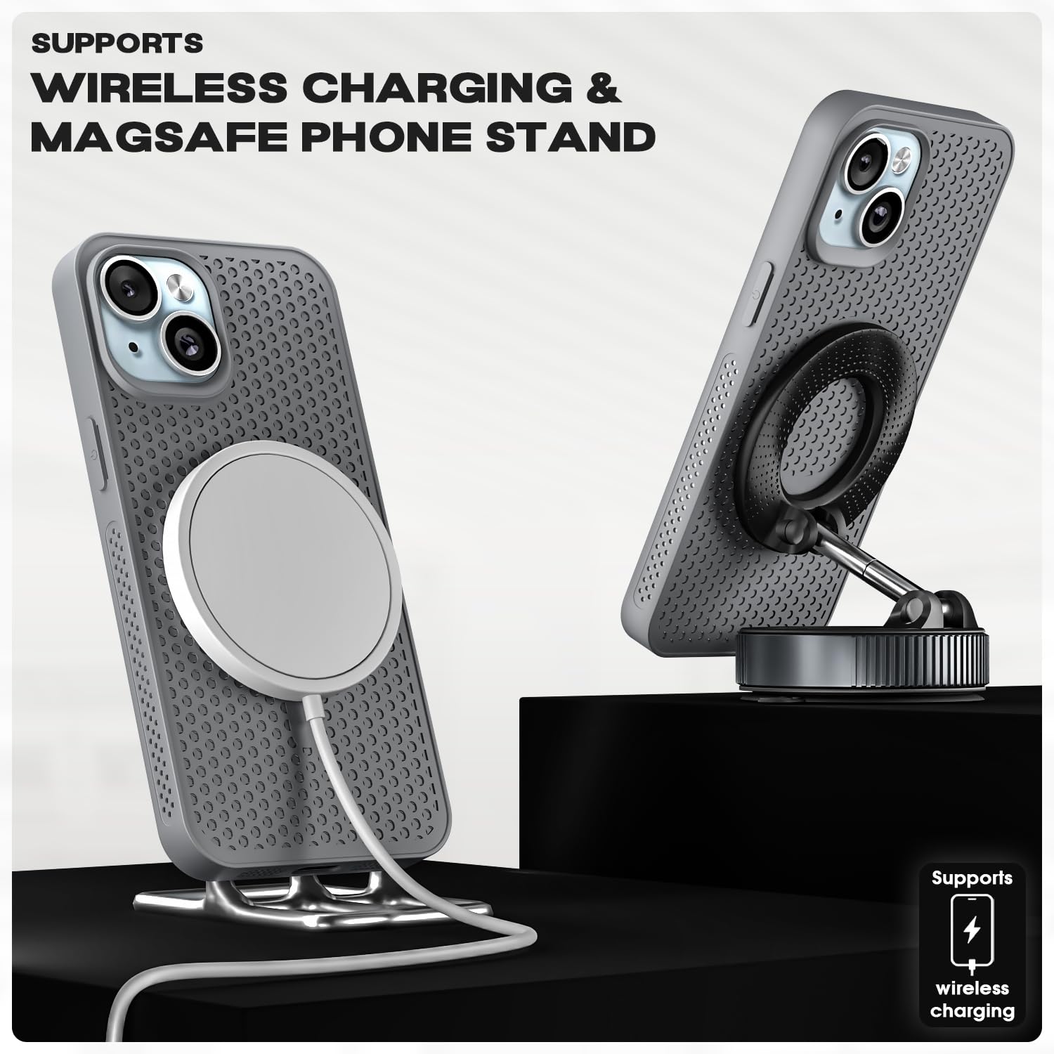 Pikkme grey MagSafe phone cover for iPhone 13/14 – photo 5