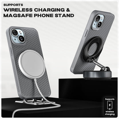 Grey MagSafe phone cover for iPhone 15 Plus – Pikkme – photo 5