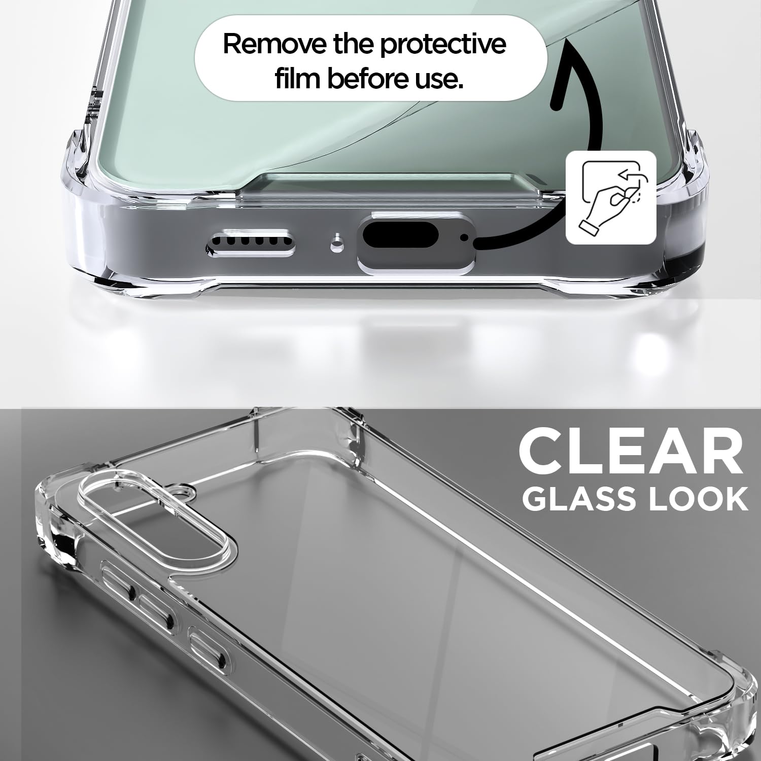 Transparent mobile cover for Samsung S23 FE 5G – Pikkme – photo 3