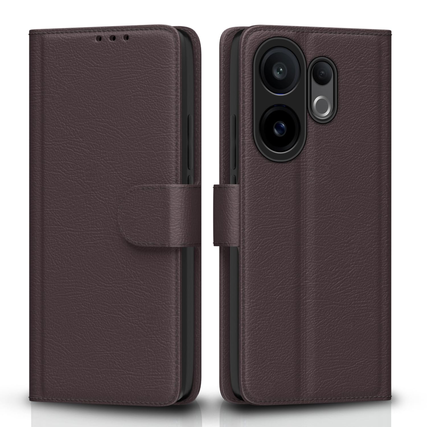 Pikkme coffee flip cover for Vivo X200 FE 5G