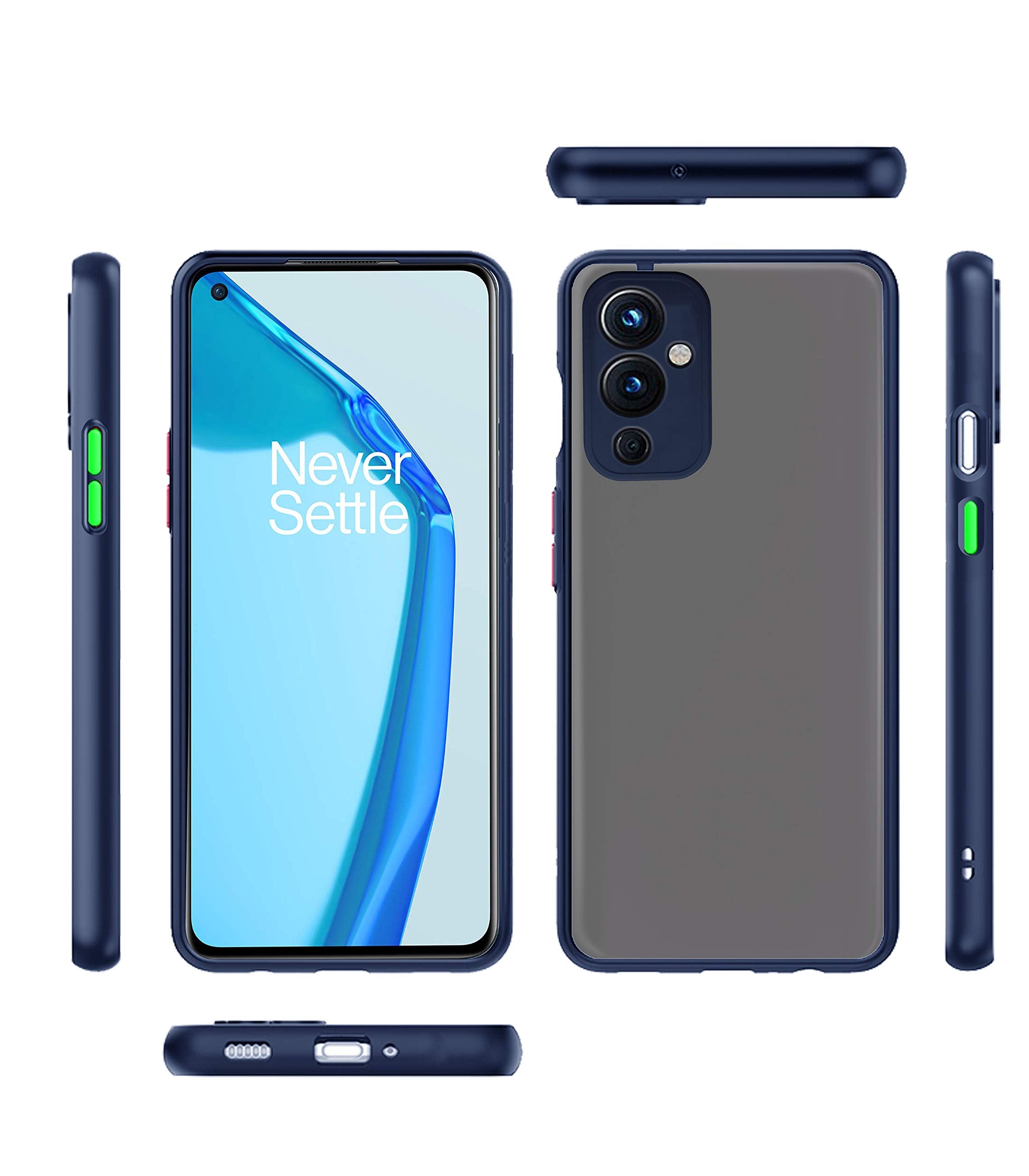 Pikkme OnePlus 9 Matte blue mobile cover – photo 2