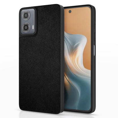 Moto G34/G45 5G Leatherback back cover in black by Pikkme