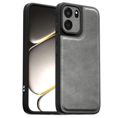 Pikkme grey Leather phone cover for OnePlus Nord CE 6 5G