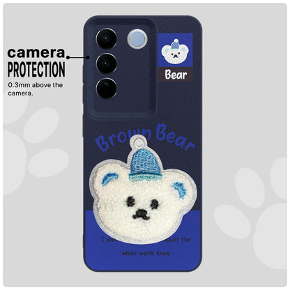 Pikkme blue Plush Patch back cover for Vivo V27/V27 Pro 5G – photo 6