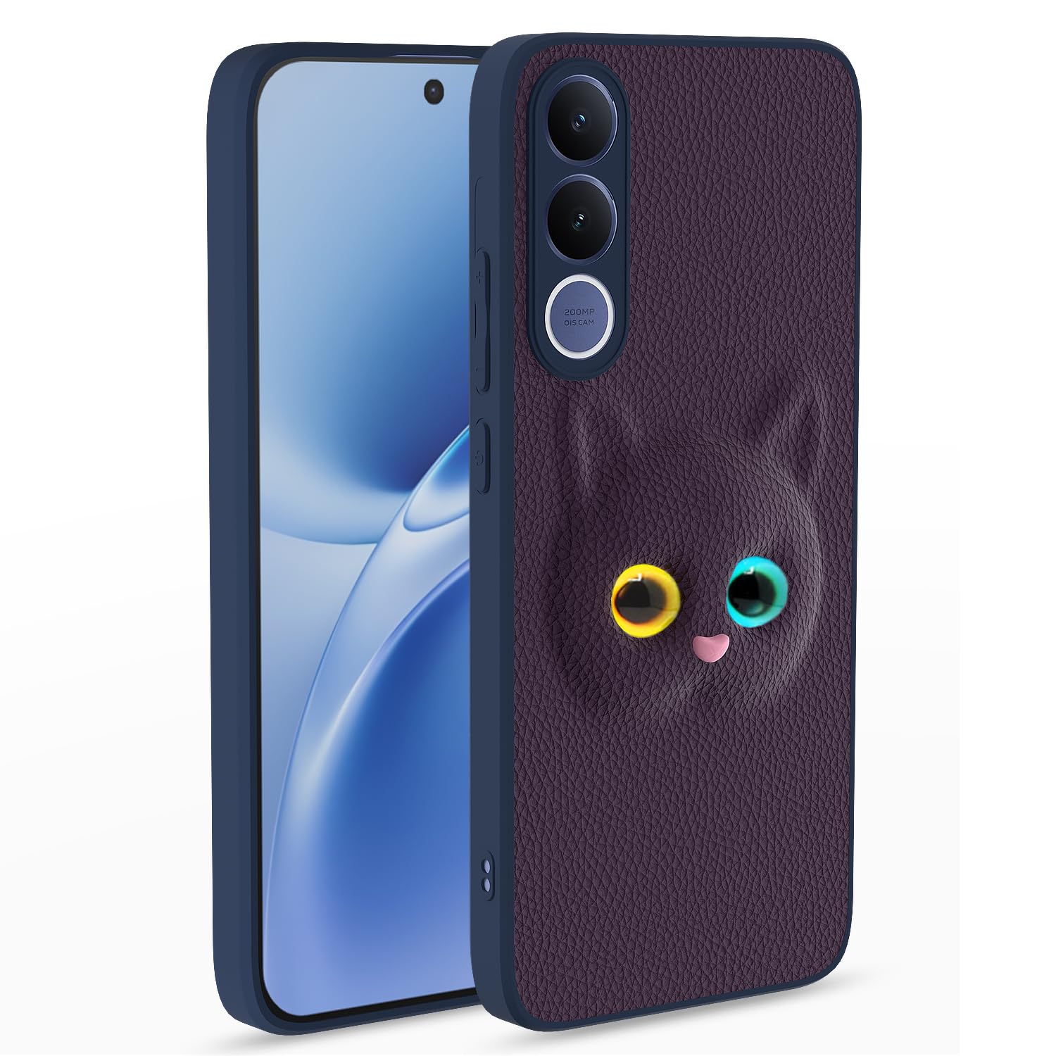 Purple Kitty phone cover for Vivo V70 FE 5G – Pikkme