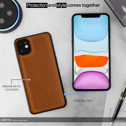 Camel Leather mobile cover for iPhone 11 – Pikkme – photo 4