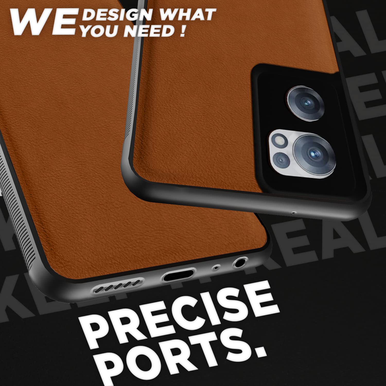 Camel Leather back cover for OnePlus Nord CE 2 5G – Pikkme – photo 4