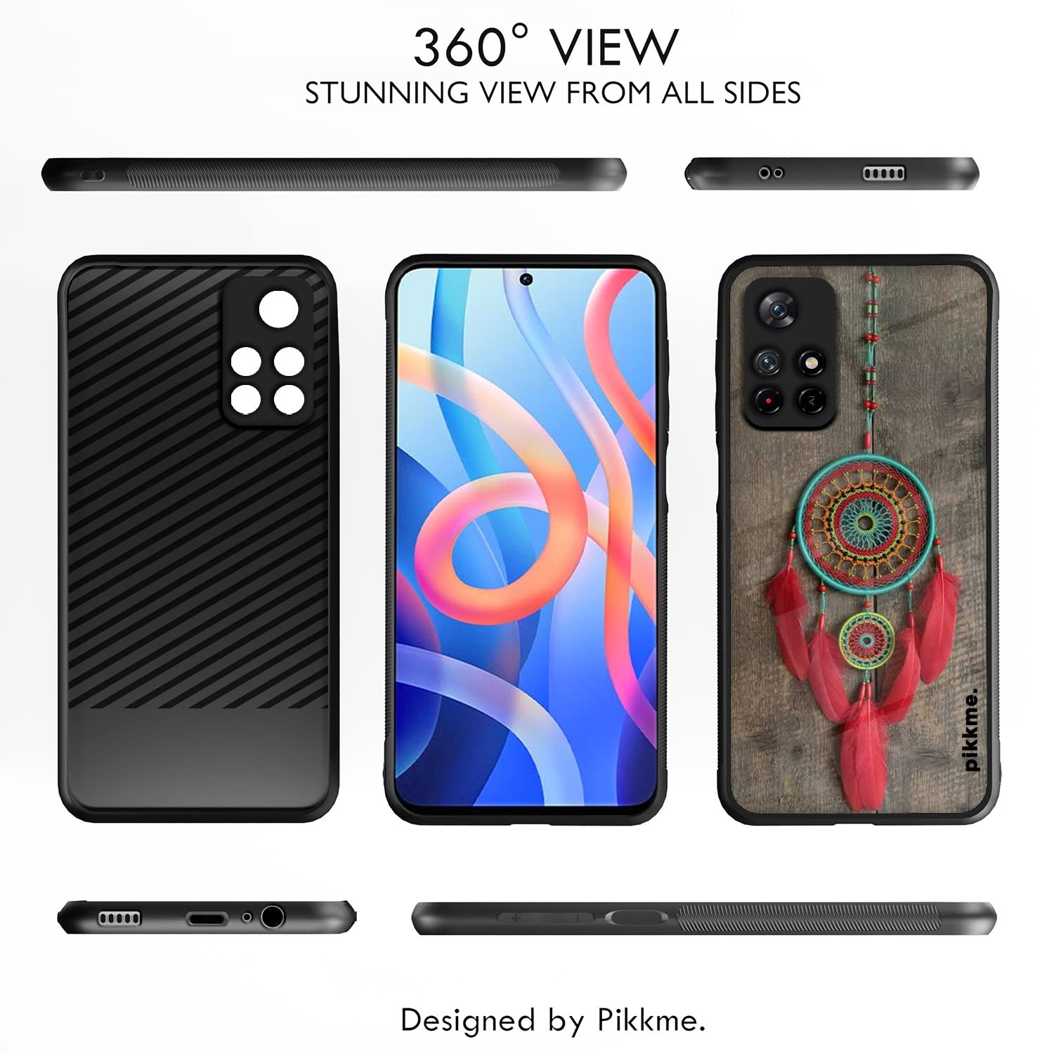Redmi Note 11T/Poco M4 Pro 5G Flower mobile back cover by Pikkme – photo 2