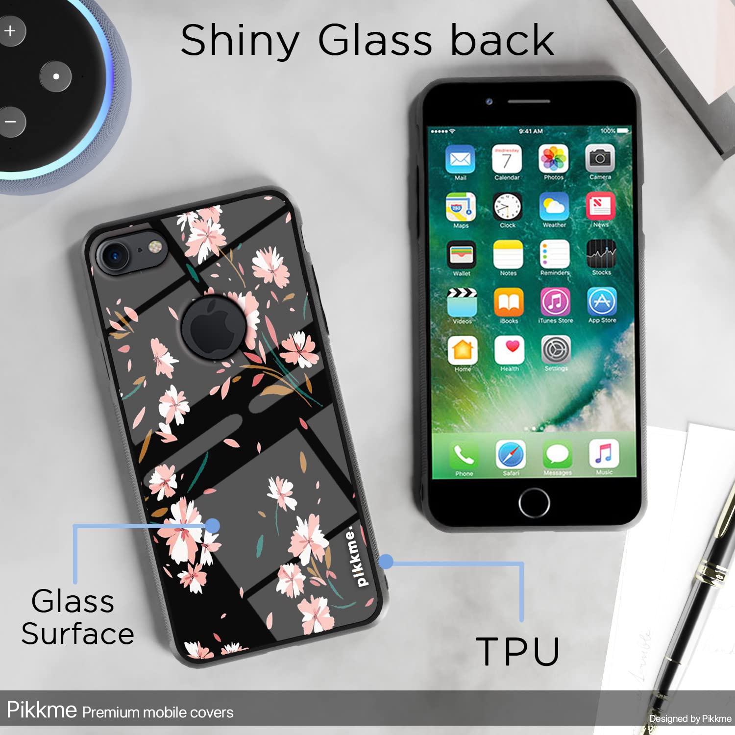 Pikkme iPhone 7/8 Flower phone cover – photo 3