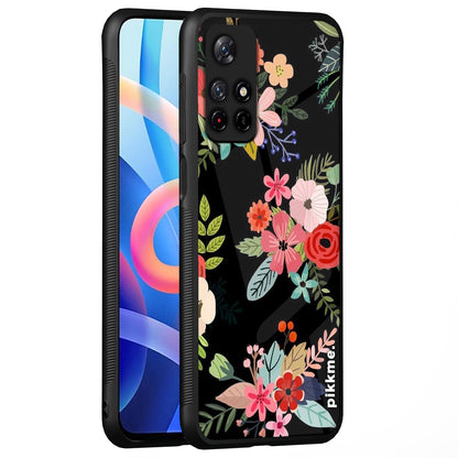 Pikkme Flower mobile back cover for Redmi Note 11T/Poco M4 Pro 5G
