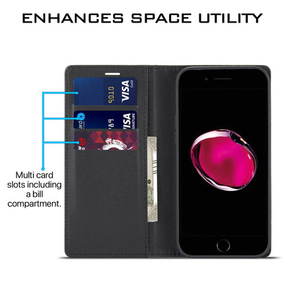 Pikkme iPhone 7 Plus/8 Plus Wallet black wallet flip cover – photo 3
