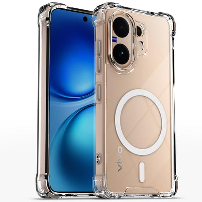 Pikkme transparent mag-safe mobile back cover for Vivo V60/T4 Pro 5G