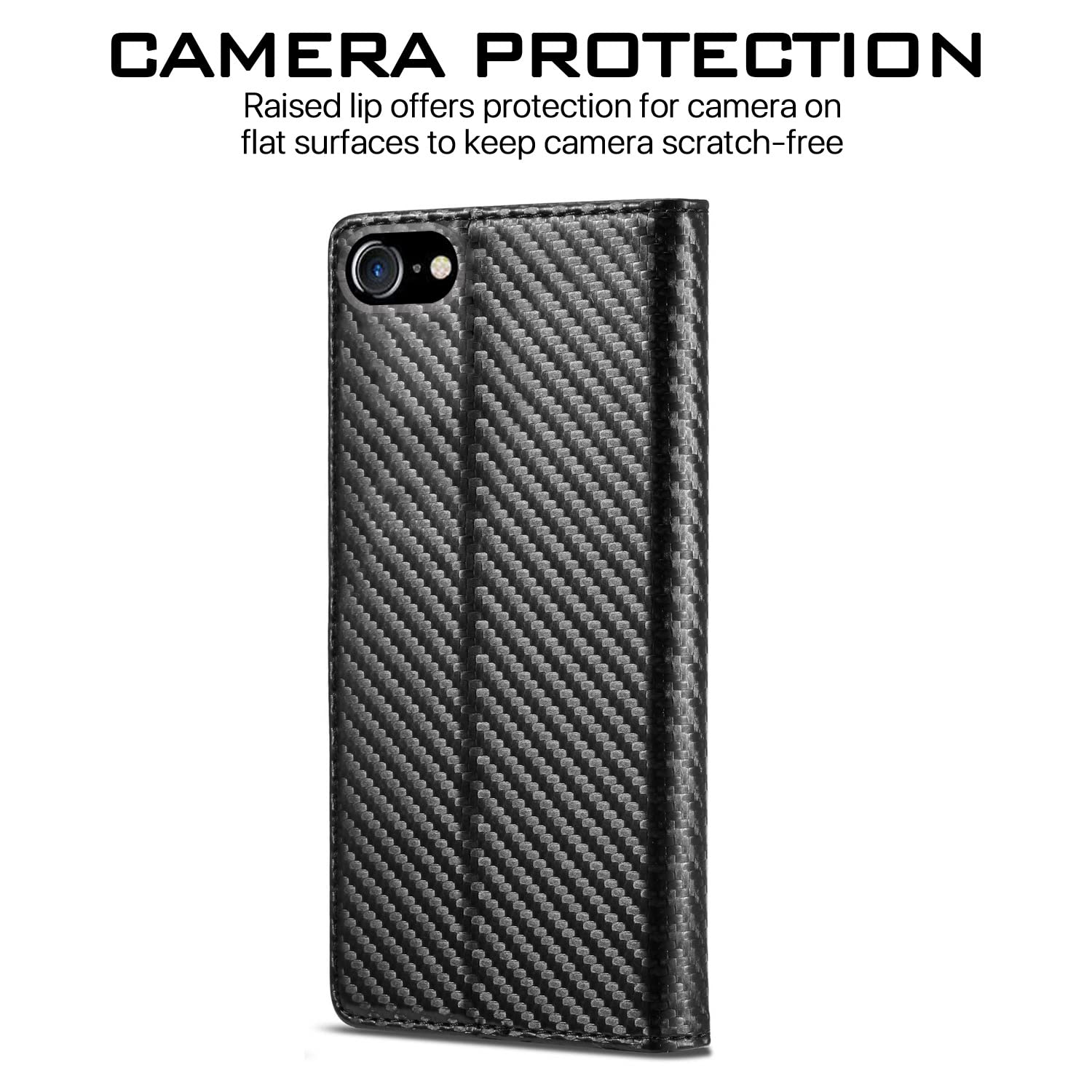 Pikkme black Wallet mobile flip cover for Wallet Flip Cover (Black) – photo 4