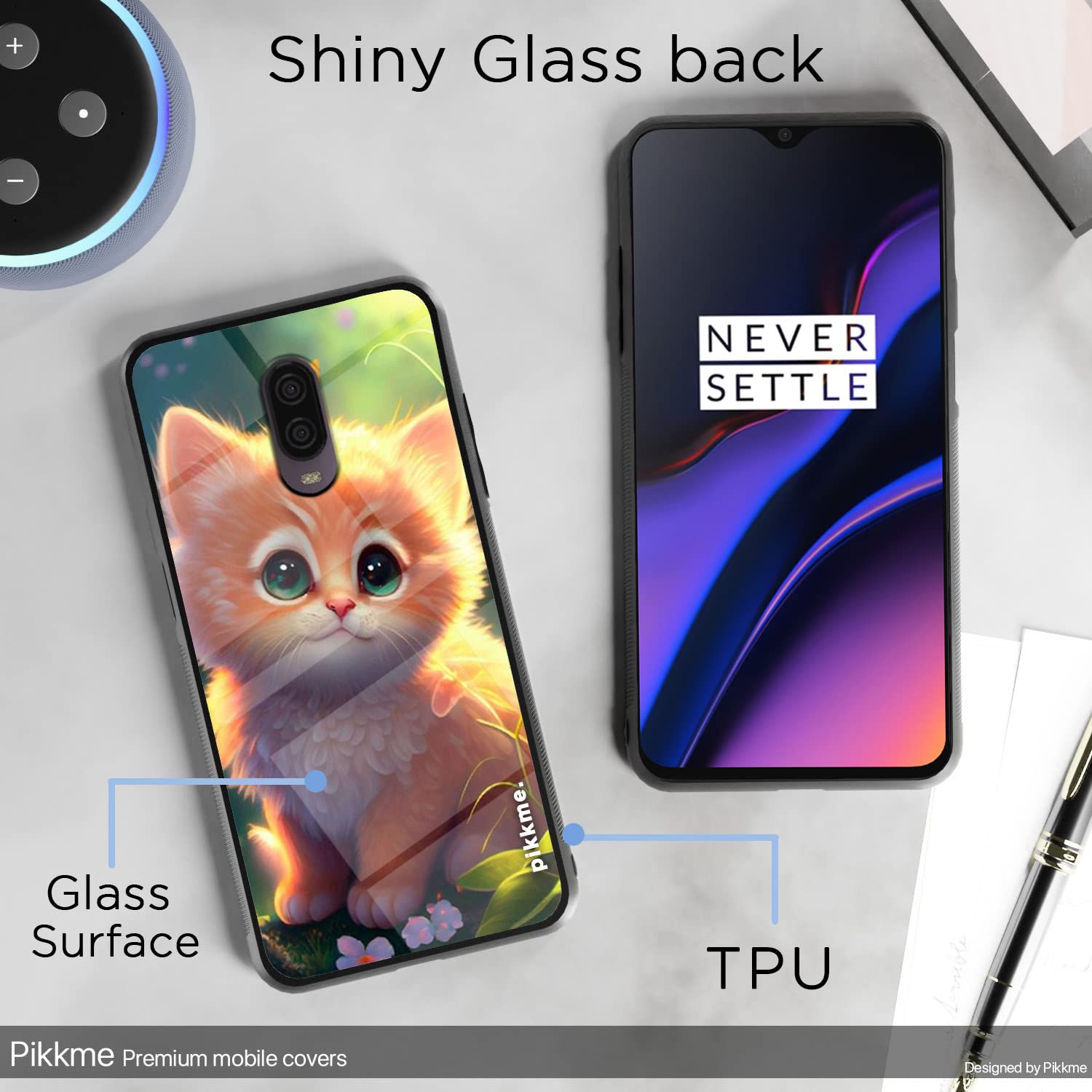Pikkme OnePlus 7 Cat mobile back cover – photo 3