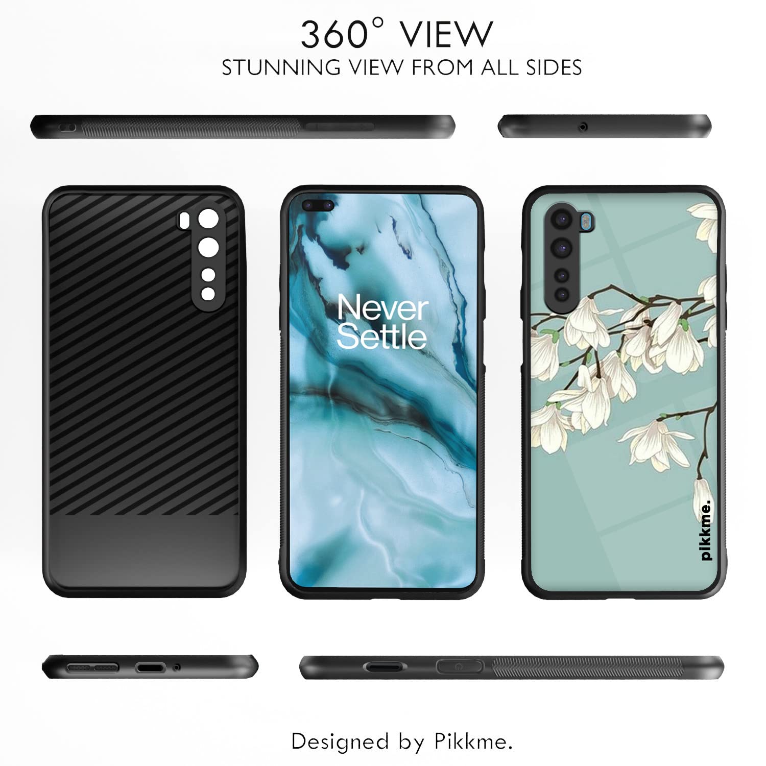 OnePlus Nord Flower back cover by Pikkme – photo 2