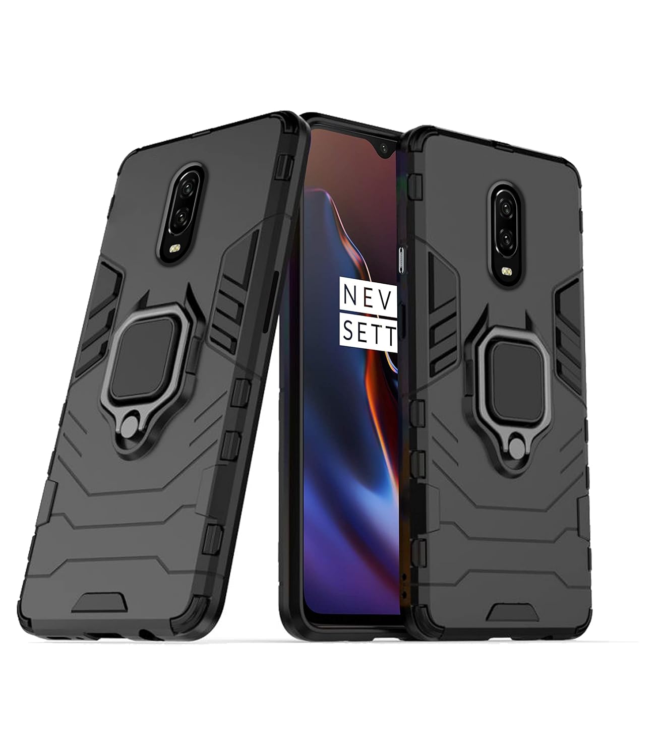  Oneplus 7 D5 Tough Armor Back Cover - Black