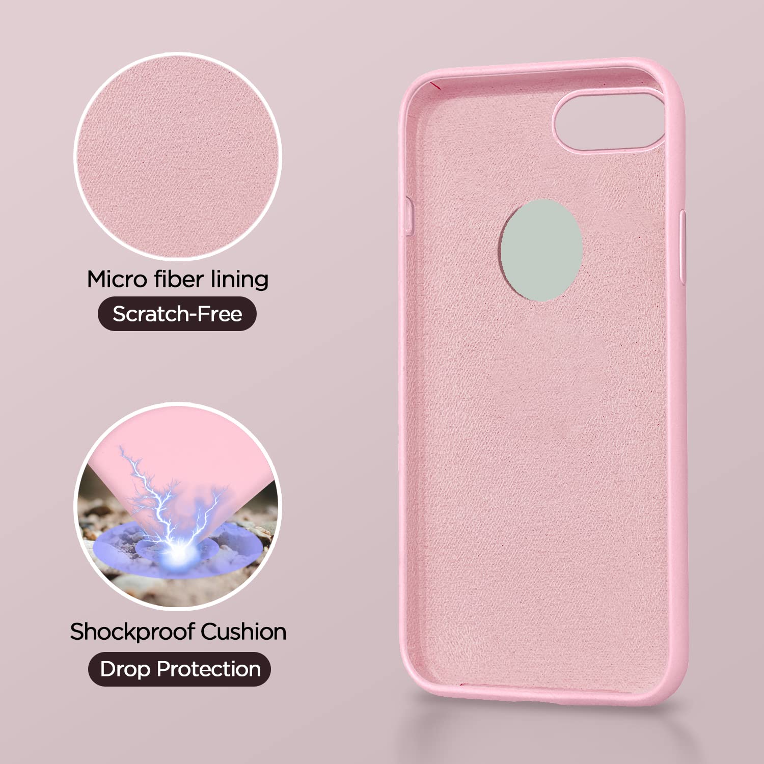 Pikkme rose pink mobile back cover for iPhone 6/6S – photo 4