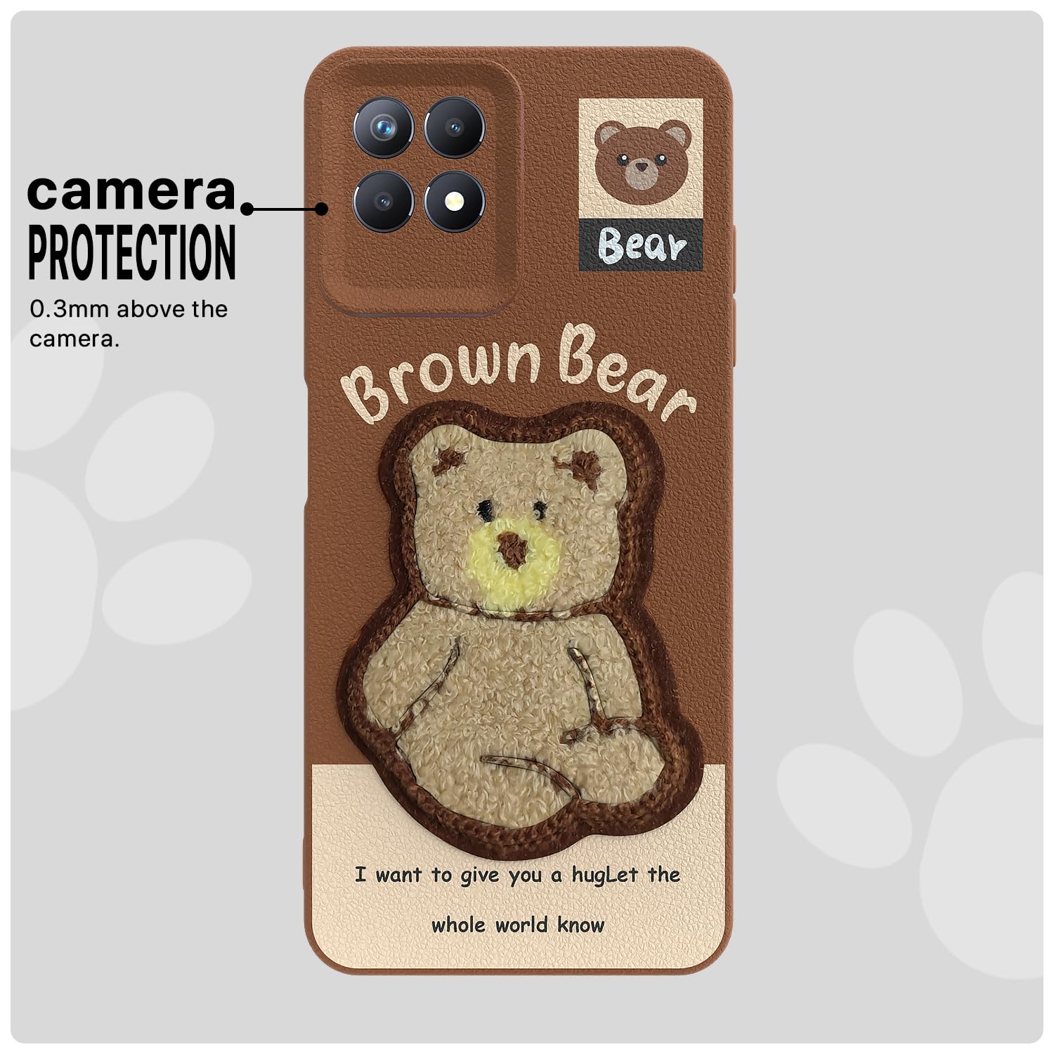 Pikkme brown back cover for Realme Narzo 50/8i 4G – photo 6