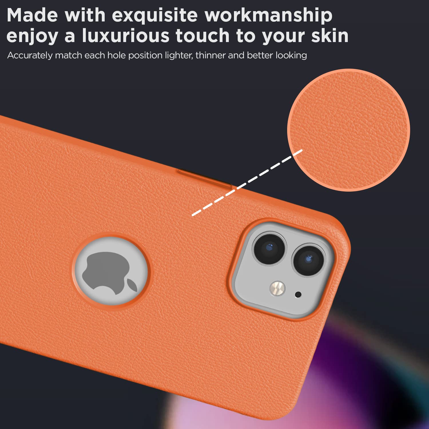 Orange back cover for iPhone 12/12 Pro – Pikkme – photo 7
