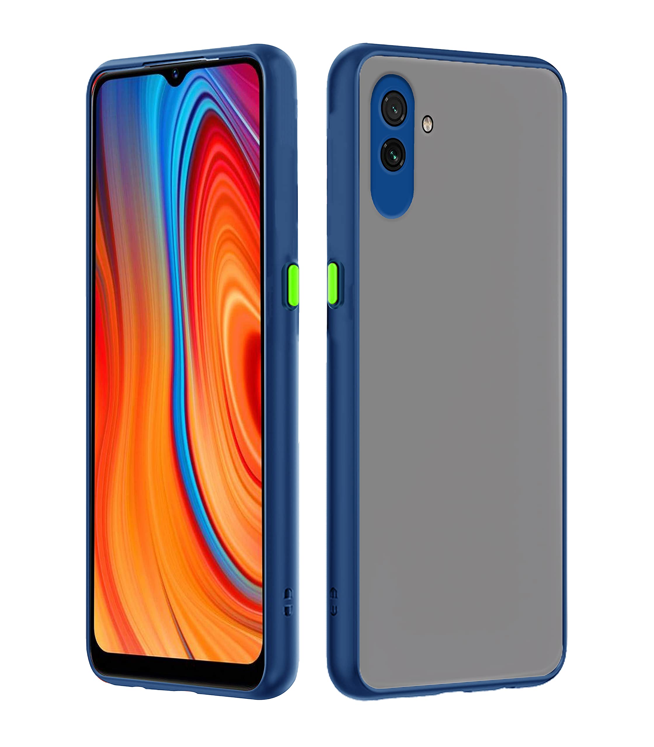 Realme c3 Hybrid mobile cover in blue by Pikkme