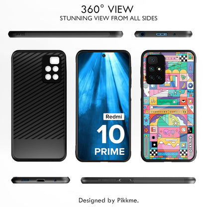 Pikkme Hybrid mobile back cover for Redmi 10 Prime – photo 2
