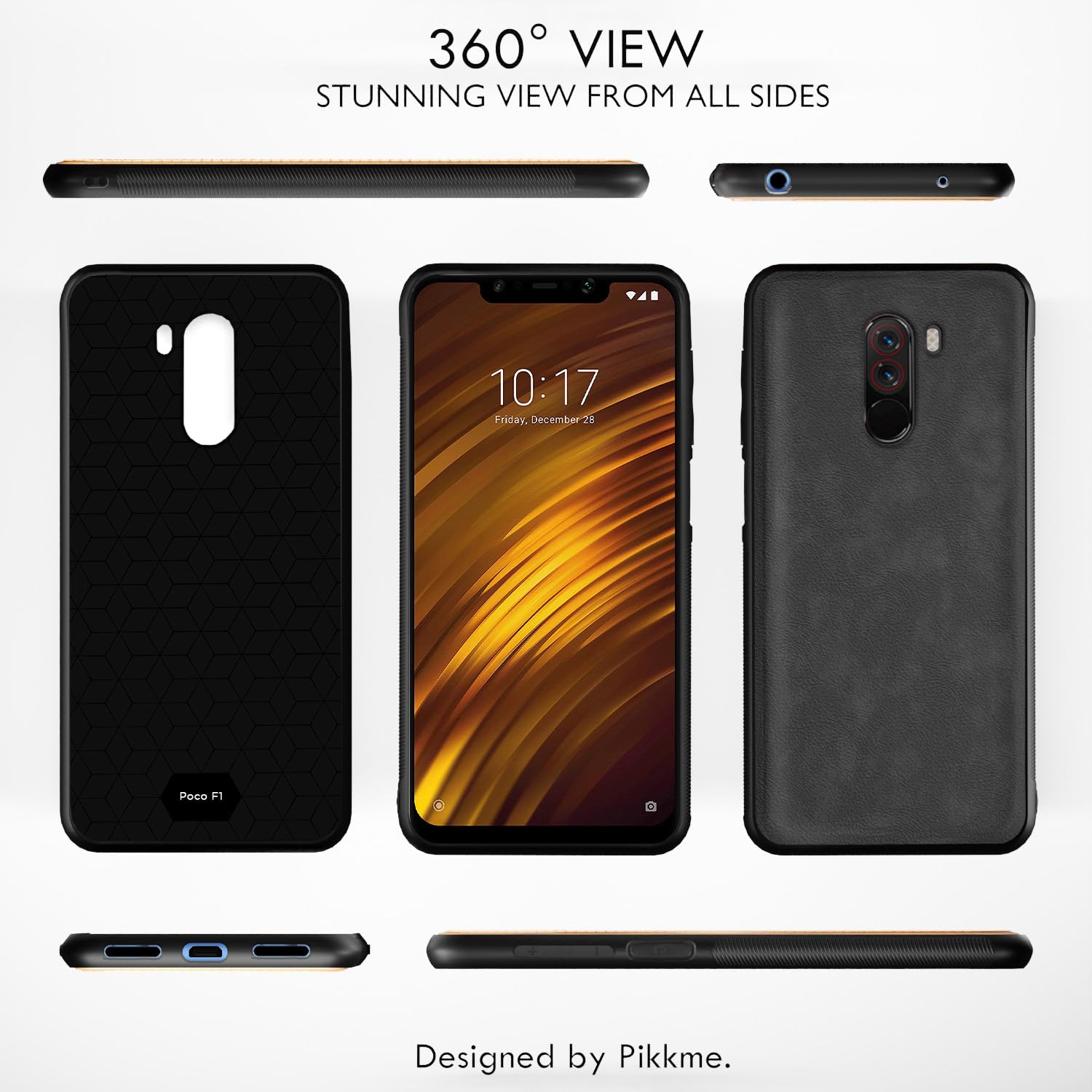 Pikkme Poco F1 grey mobile back cover – photo 2