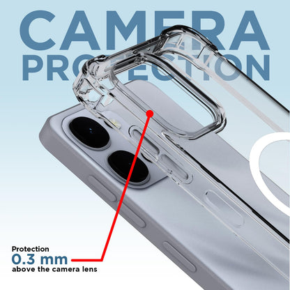 Pikkme transparent mag-safe MagSafe back cover for Vivo T5x/Y51 Pro/iQOO Z11x 5G – photo 5