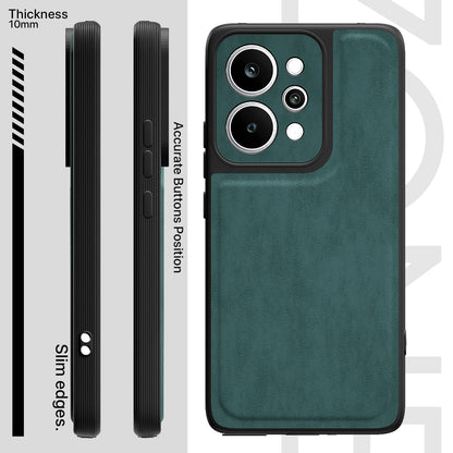 Green Leather back cover for Realme P4 Power 5G – Pikkme – photo 3