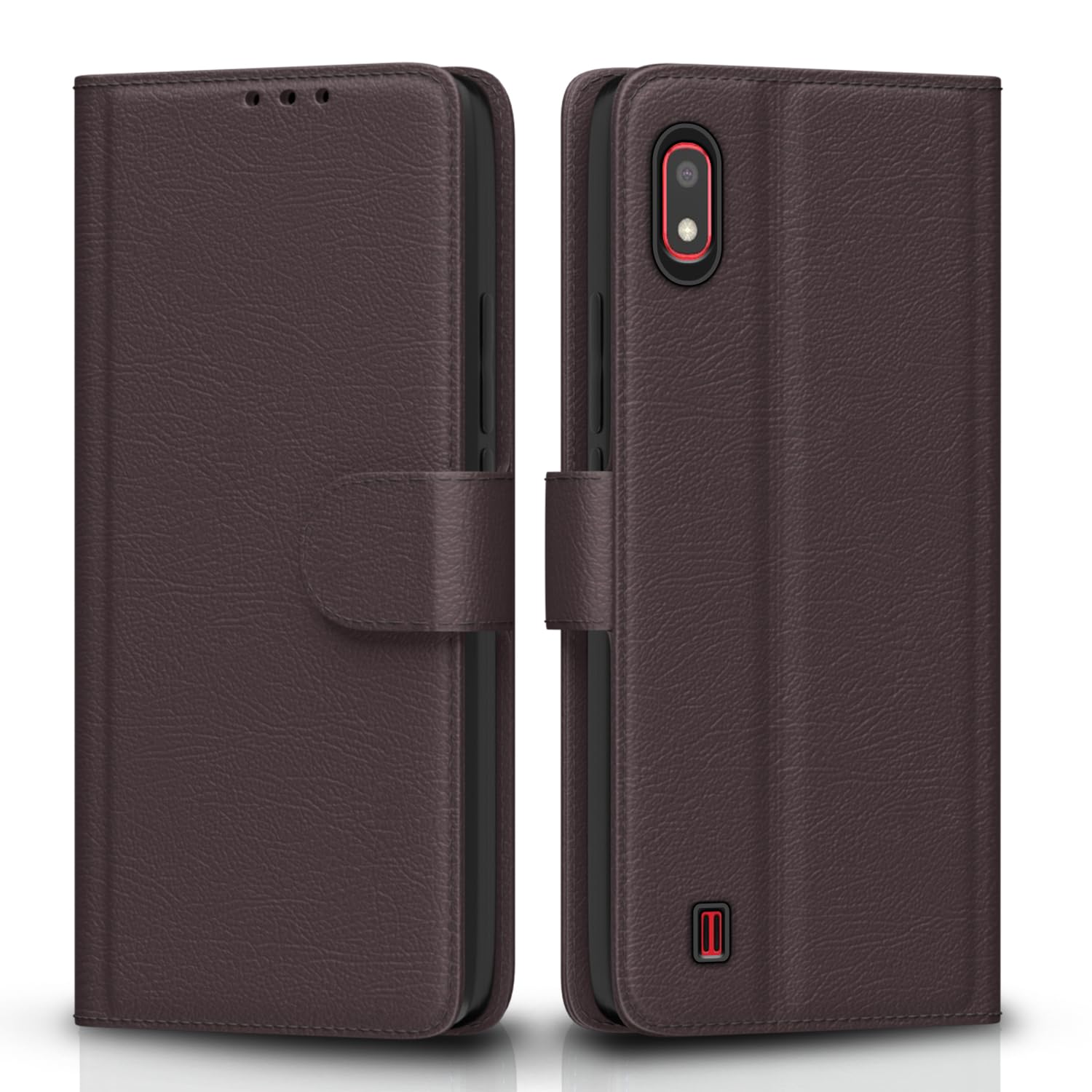 Samsung A10 mobile flip cover in coffee by Pikkme
