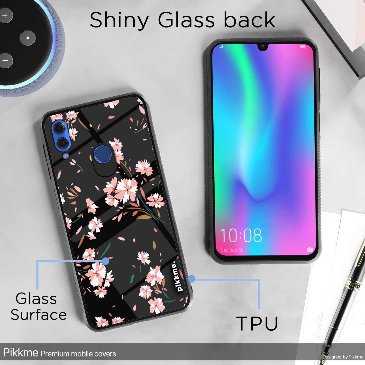 Pikkme Honor 10 Lite Flower mobile back cover – photo 3