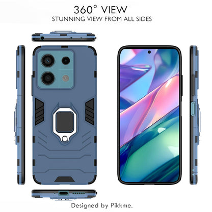 Redmi Note 13 5G mobile back cover in blue by Pikkme – photo 3