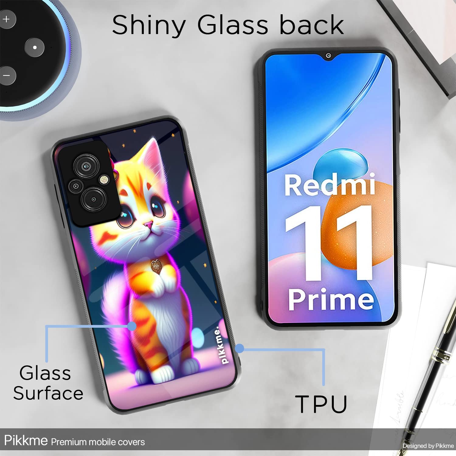 Cat Mobile back cover for Redmi 11 Prime 4G – Pikkme – photo 3