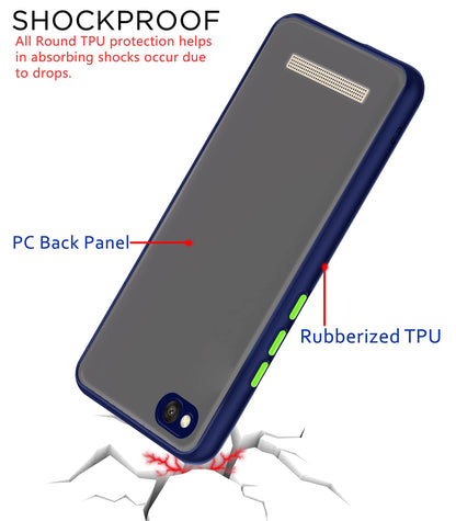 Blue Hybrid phone cover for Redmi 4A – Pikkme – photo 4
