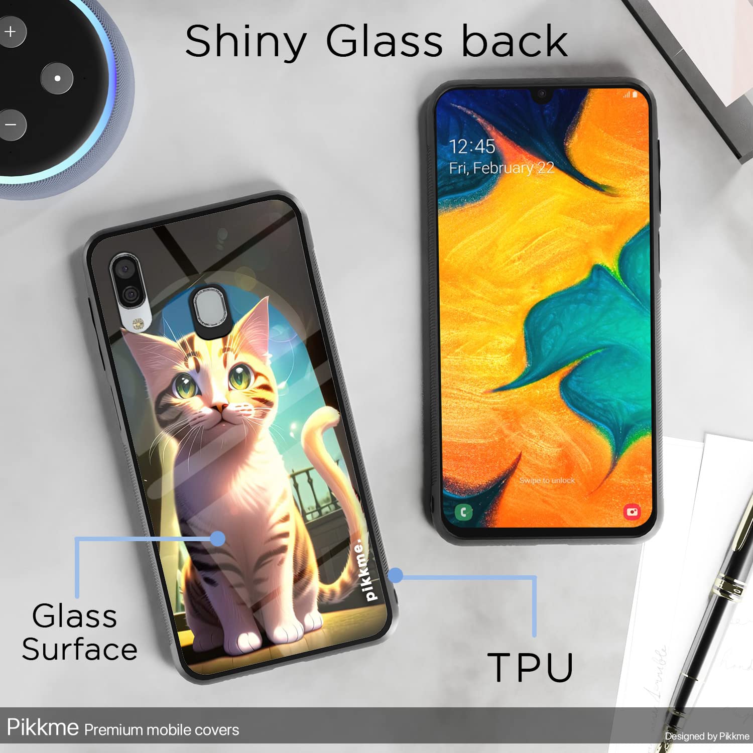 Samsung A20/A30/M10s Cat mobile back cover by Pikkme – photo 3