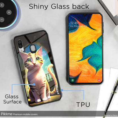 Samsung A20/A30/M10s Cat mobile back cover by Pikkme – photo 3