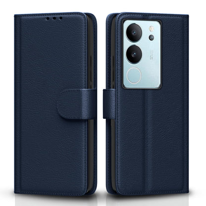 Pikkme blue Wallet wallet flip cover for Vivo V29/V29 Pro 5G