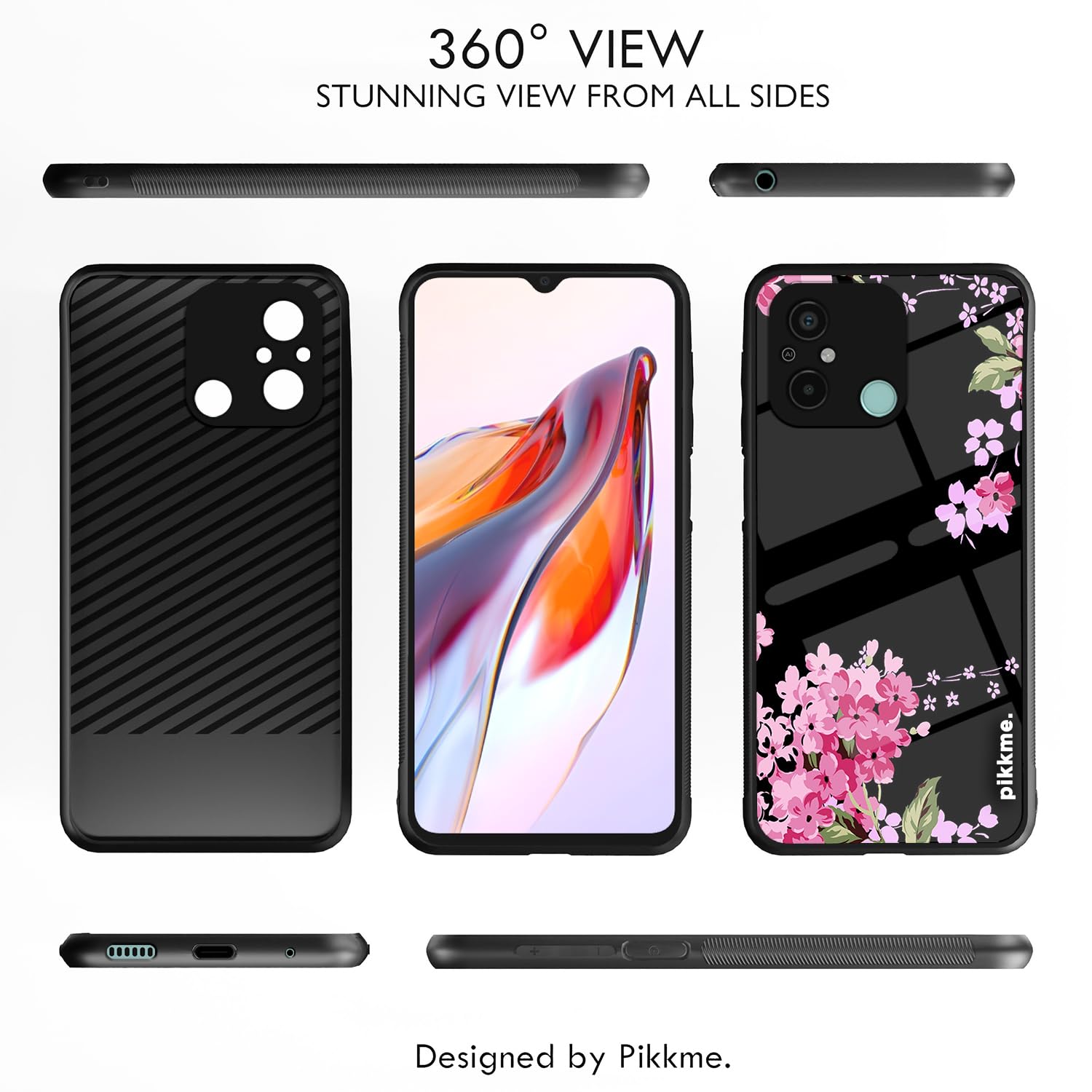 Pikkme Redmi 12C/Poco C55 Flower mobile back cover – photo 2