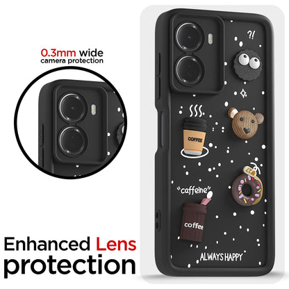 Pikkme black Silicone back cover for Redmi 15A 5G/3D – photo 5