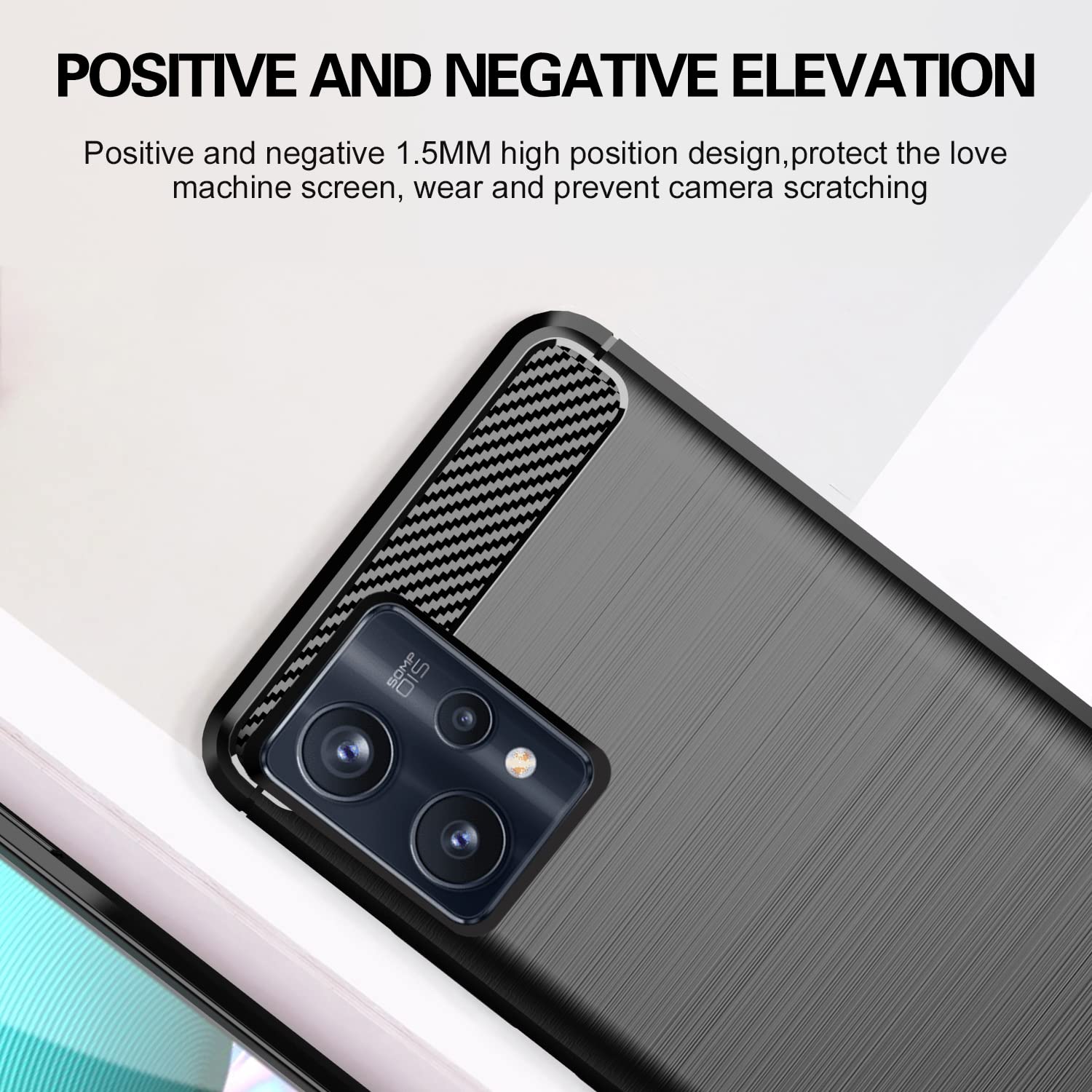 Black phone cover for Realme 9 Pro – Pikkme – photo 4