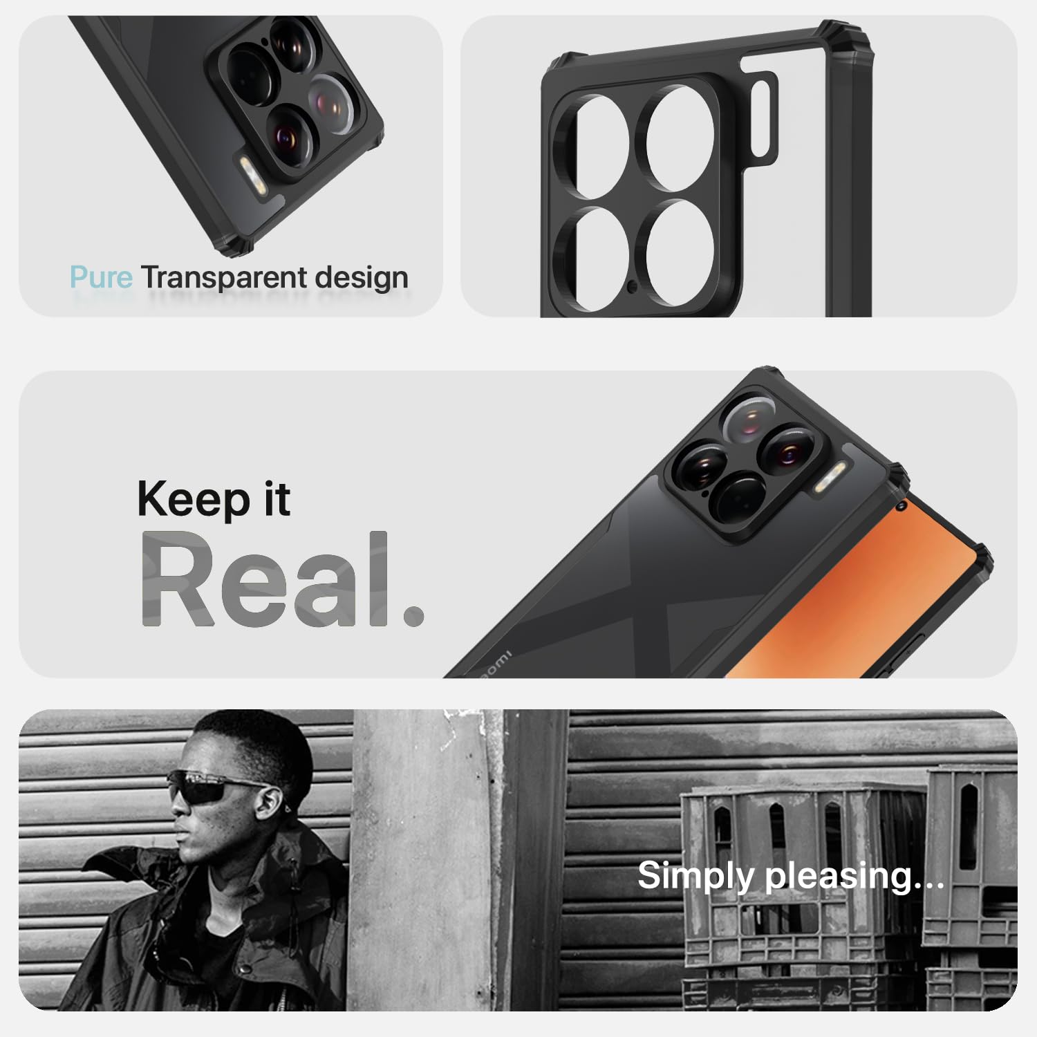 Pikkme black mobile back cover for Xiaomi 15 5G – photo 4