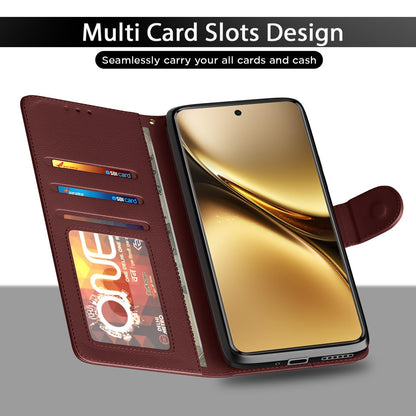 Brown wallet flip cover for Vivo X200 Pro 5G – Pikkme – photo 5