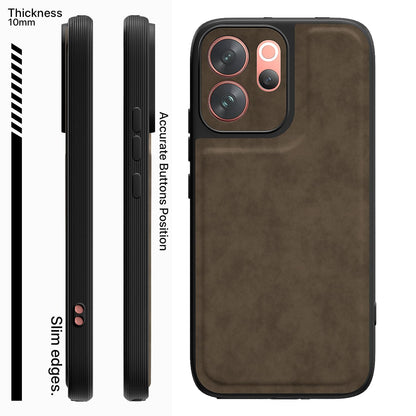 Pikkme Vivo V70 5G Leather coffee mobile cover – photo 3