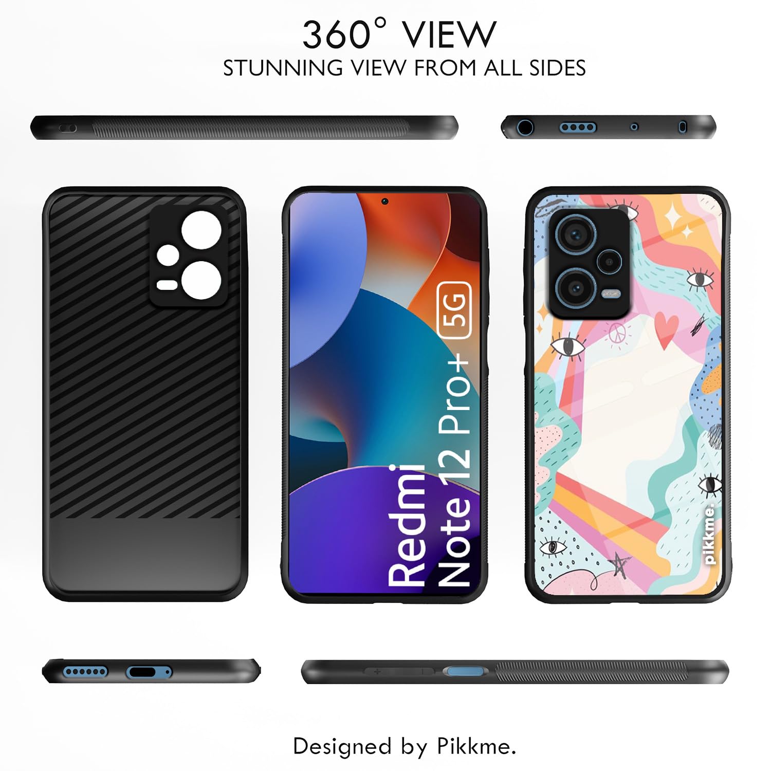 Pikkme Hybrid mobile back cover for Redmi Note 12 Pro Plus 5G – photo 2