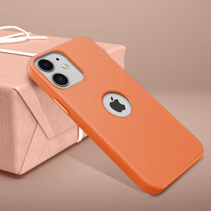 Pikkme orange Leather phone cover for iPhone 12/12 Pro – photo 3