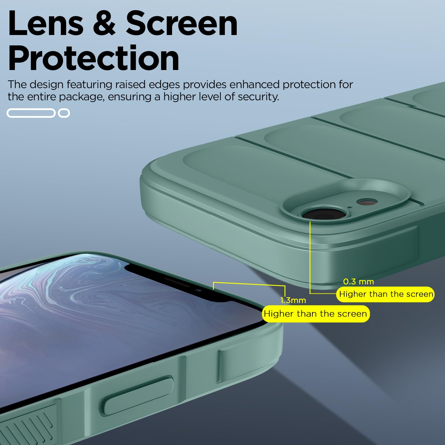 Green back cover for iPhone XR – Pikkme – photo 3