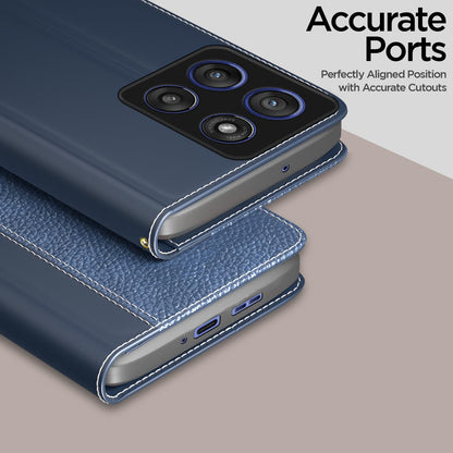 Pikkme blue flip case for Moto Edge 60 Pro 5G – photo 2