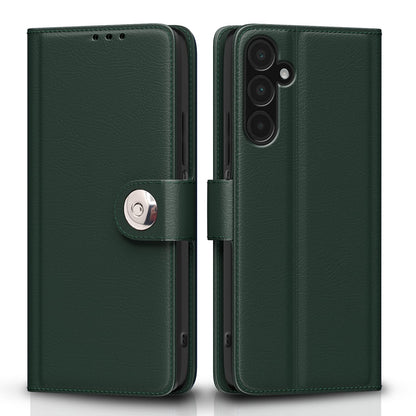 Green wallet flip cover for Samsung A16 5G – Pikkme