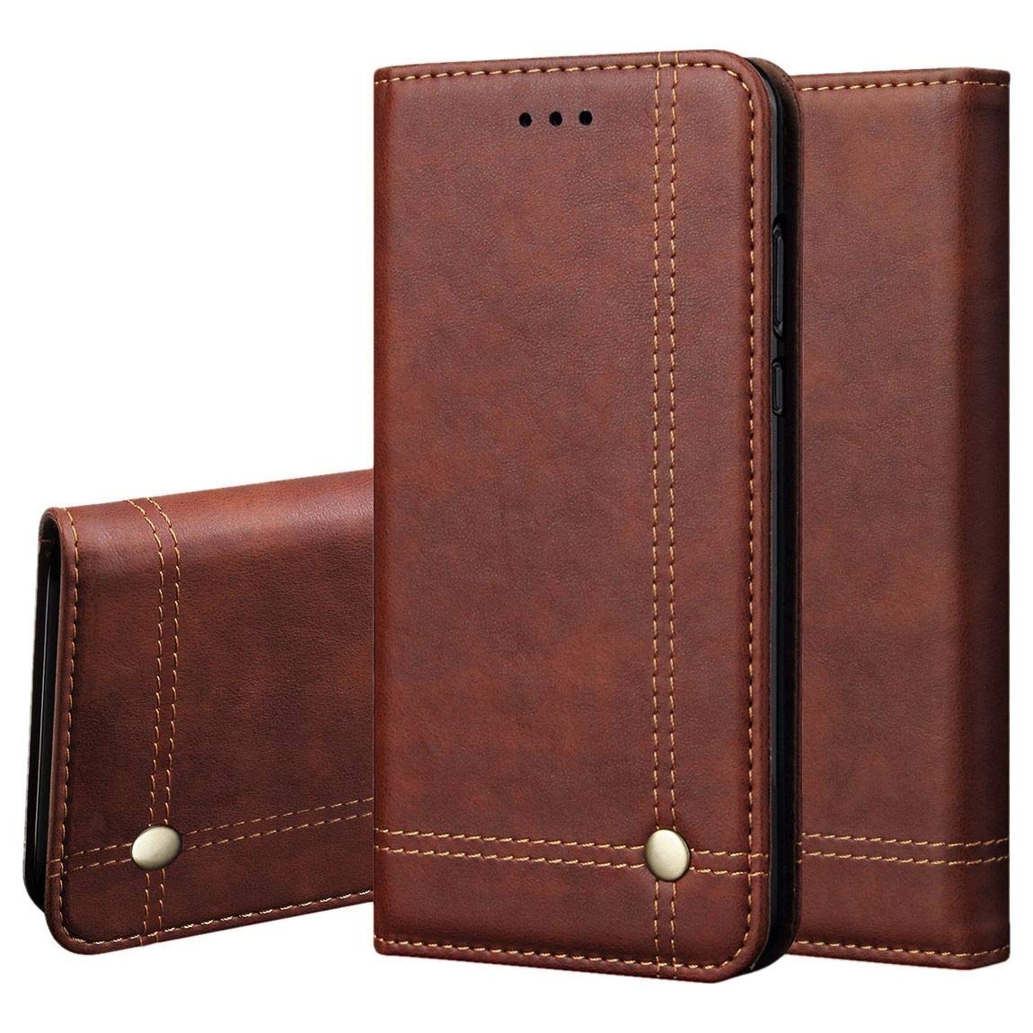 Brown Wallet mobile flip cover for Samsung A30s – Pikkme